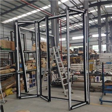 Porta de alumínio preta