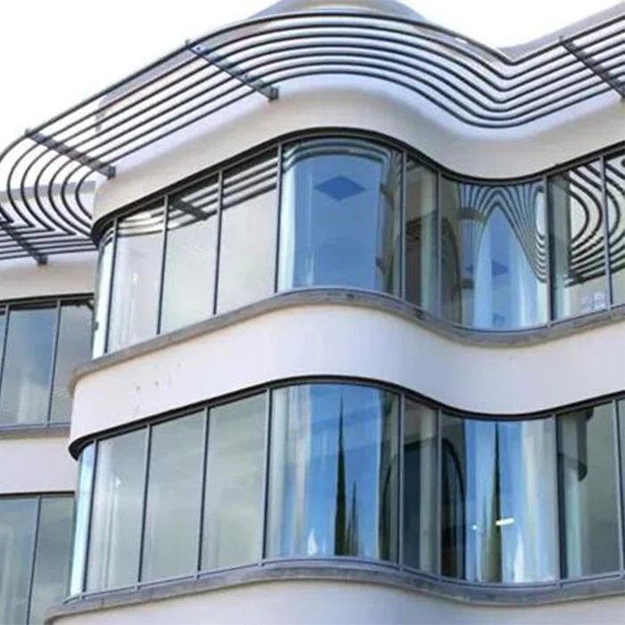 curved aluminium windows