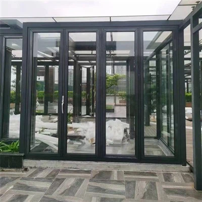 Porta deslizante dobrável
