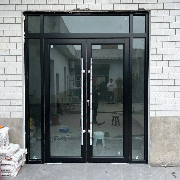 fully glazed aluminium external door factory